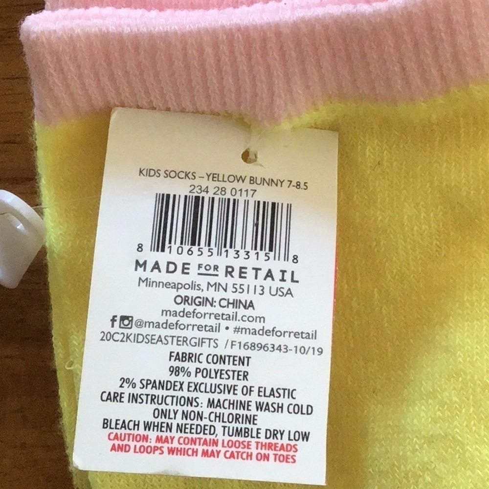 Vibrant Colorful Easter Spring Socks Trio - NWT - Picture 8 of 8